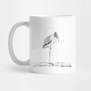 Wood Stork Bird Mug